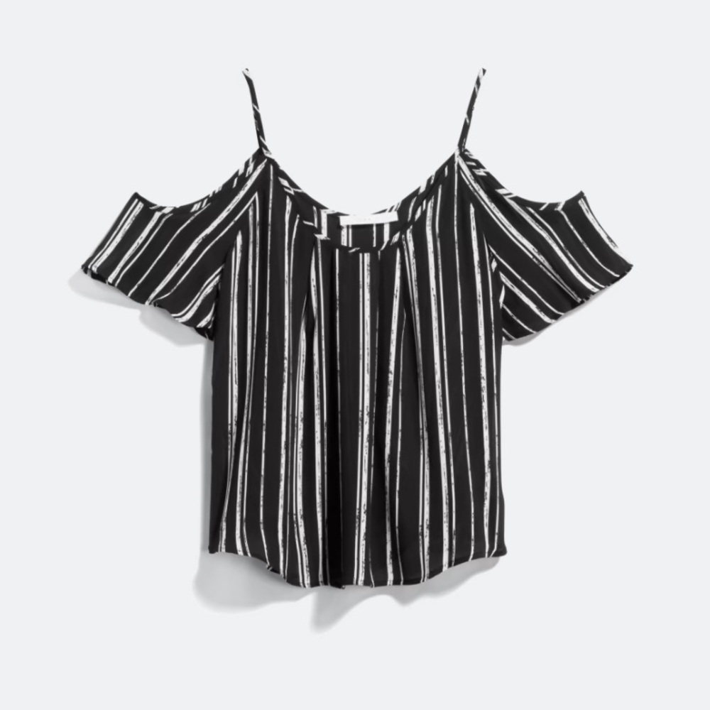 Lush Markey Cold Shoulder Blouse